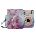 Painted Series Camera Bag with Shoulder Strap for Fujifilm Instax mini 11(Blue Pastel)