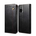 For Xiaomi Redmi Note10 4G (CN Version) / Note 10S (Global Official) Simple Wax Crazy Horse Texture