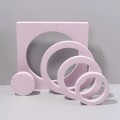 Round Combo Kits Geometric Cube Solid Color Photography Photo Background Table Shooting Foam Props (