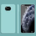 For Xiaomi Poco X3 NFC / Poco X3 Pro Solid Color Imitation Liquid Silicone Straight Edge Dropproof F