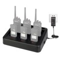 RETEVIS RTC48 Multi-function Interchangeable Slots Six-Way Walkie Talkie Charger for Retevis RT48/RT