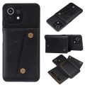 For Xiaomi Mi 11 Lite Double Buckle PU + TPU Shockproof Magnetic Protective Case with Card Slot & Ho