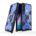 For Xiaomi Redmi Note 8 Space PC+TPU Ring Holder Protective Case(Blue)