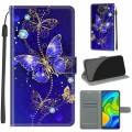 For Xiaomi Redmi Note 9/Redmi 10X 4G Voltage Coloured Drawing Magnetic Clasp Horizontal Flip PU Leat