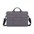 ND05SDJ Oxford Cloth + Nylon Laptop Portable Shoulder Bag, Size:13.3 inch(Deep Space Gray)
