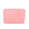 ND08 Sheepskin Notebook Iner Bag, Size:14.1-15.4 inch(Pink)