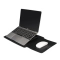 PU06 3 in 1 PU Multifunctional Laptop Bag, Size:13.3 inch(Black)