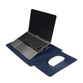 PU06 3 in 1 PU Multifunctional Laptop Bag, Size:14.1-15.4 inch(Sapphire Blue)