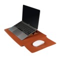 PU06 3 in 1 PU Multifunctional Laptop Bag, Size:14.1-15.4 inch(Cowhide Yellow)