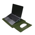 PU06 3 in 1 PU Multifunctional Laptop Bag, Size:14.1-15.4 inch(ArmyGreen)