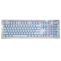 HXSJ P9 104 Keys PBT Color Mechanical Keyboard Keycaps(Light Blue)