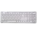 HXSJ P9 104 Keys PBT Color Mechanical Keyboard Keycaps(White)