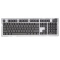 HXSJ P9 104 Keys PBT Color Mechanical Keyboard Keycaps(Grey)