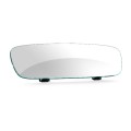 3R-339 Curved Mirror 300mm Car Rearview Retrofit Frameless Clear Large Mirror(White)