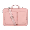ST11 Polyester Thickened Laptop Bag with Detachable Shoulder Strap, Size:15.6 inch(Pink)