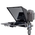 FEELWORLD TP2A NEW Portable Teleprompter with Remote Control & Lens Adapter Ring For Below 8 inches