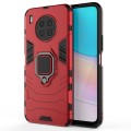 For Huawei nova 8i Foreign Version Shockproof PC + TPU Protective Case with Magnetic Ring Holder(Red