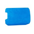 Car Suede Armrest Box Cover for Audi A6 / A7(2019-2021), Suitable for Left Driving(Sky Blue)