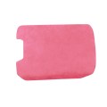 Car Suede Armrest Box Cover for Audi A6 / A7(2019-2021), Suitable for Left Driving(Pink)