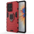 For Xiaomi Mi Mix 4 PC + TPU Shockproof Protective Case with Magnetic Ring Holder(Red)