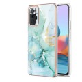 For Xiaomi Redmi Note 10 Pro / 10 Pro Max Electroplating Marble Pattern Dual-side IMD TPU Shockproof
