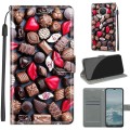Voltage Coloured Drawing Magnetic Clasp Horizontal Flip PU Leather Case with Holder & Card Slots For
