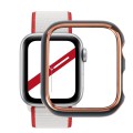 Dual-color Electroplating PC Protective Watch Case For Apple Watch Series 3 & 2 & 1 42mm(Rose Gold E