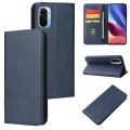 For Xiaomi Redmi K40 Calf Texture Magnetic Horizontal Flip Leather Case with Holder & Card Slots & W
