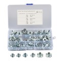 A6343 75 PCS T-Nut 4 Pronged Tee Blind Nuts Assortment Kit