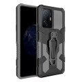 For Xiaomi Mi 11T / 11T Pro Armor Warrior Shockproof PC + TPU Protective Case(Grey)