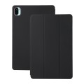 For Xiaomi Pad 5 / Pad 5 Pro Solid Color Magnetic Horizontal Flip Leather Case with Holder(Black)