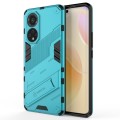For Huawei nova 9 Punk Armor 2 in 1 PC + TPU Shockproof Case with Invisible Holder(Blue)