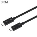 USB-C / Type-C Male to USB-C / Type-C Male Multi-function Transmission Cable for Thunderbolt 4, Cabl