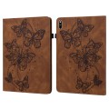 For Huawei MatePad Pro 10.8 2021 / 2018 Embossed Butterfly Pattern Horizontal Flip Leather Tablet Ca