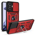 For Xiaomi Mi 11T / 11T Pro Sliding Camera Cover Design TPU+PC Protective Case(Red)