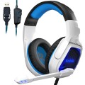 SADES MH901 7.1 Channel USB Adjustable Gaming Headset with Microphone(Blue White)