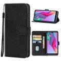 Leather Phone Case For ZTE Blade A5 (2020)(Black)