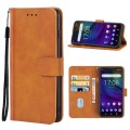 Leather Phone Case For ZTE Blade V10 Vita(Brown)