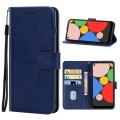 Leather Phone Case For Google Pixel 5a(Blue)