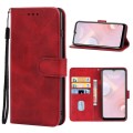 Leather Phone Case For HTC Desire 20+(Red)