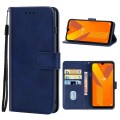 Leather Phone Case For Wiko Y62(Blue)