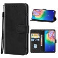 Leather Phone Case For TCL 20 5G(Black)