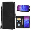 Leather Phone Case For TCL 20L(Black)