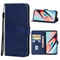 Leather Phone Case For Blackview A100(Blue)