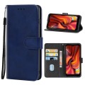 Leather Phone Case For DOOGEE S96 Pro(Blue)