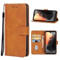 Leather Phone Case For Ulefone Armor 8 / 8 Pro(Brown)