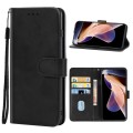 Leather Phone Case For Xiaomi Redmi Note 11 Pro / Note 11 Pro+ 5G(Black)