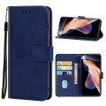 Leather Phone Case For Xiaomi Redmi Note 11 Pro / Note 11 Pro+ 5G(Blue)