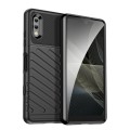 For Sony Xperia Ace II Thunderbolt Shockproof TPU Soft Phone Case(Black)