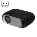 T7 1920x1080P 200 ANSI Portable Home Theater LED HD Digital Projector, Basic Version, EU Plug(Black)
